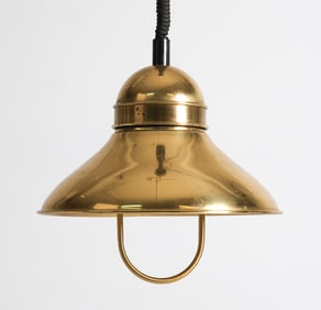 DANISH BRASS PENDANT LIGHT C. 1960S