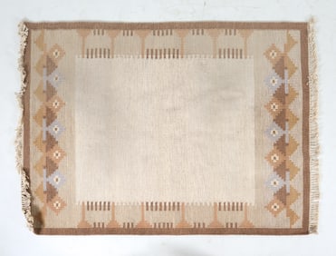 VINTAGE SWEDISH WOOL RUG C. 1970S