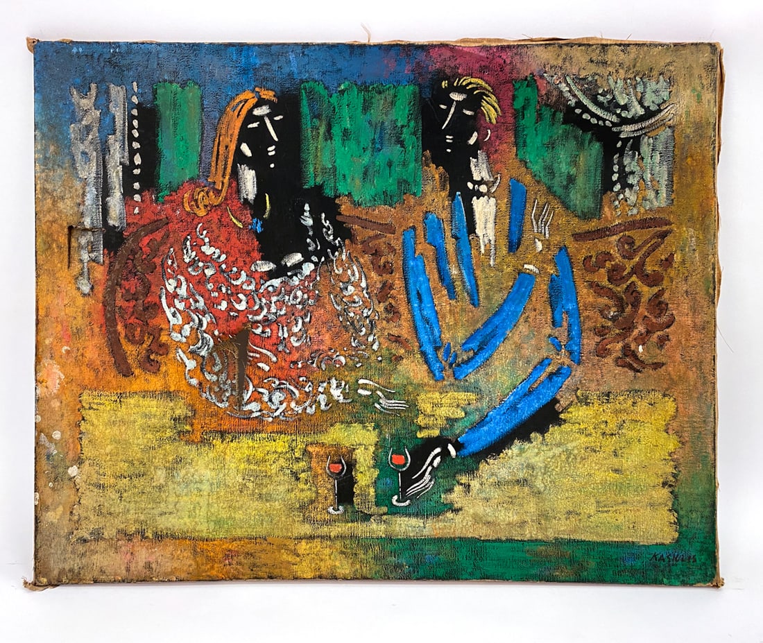 V. KASIULIS (1918-1995) ABSTRACT A/C (1 of 6)