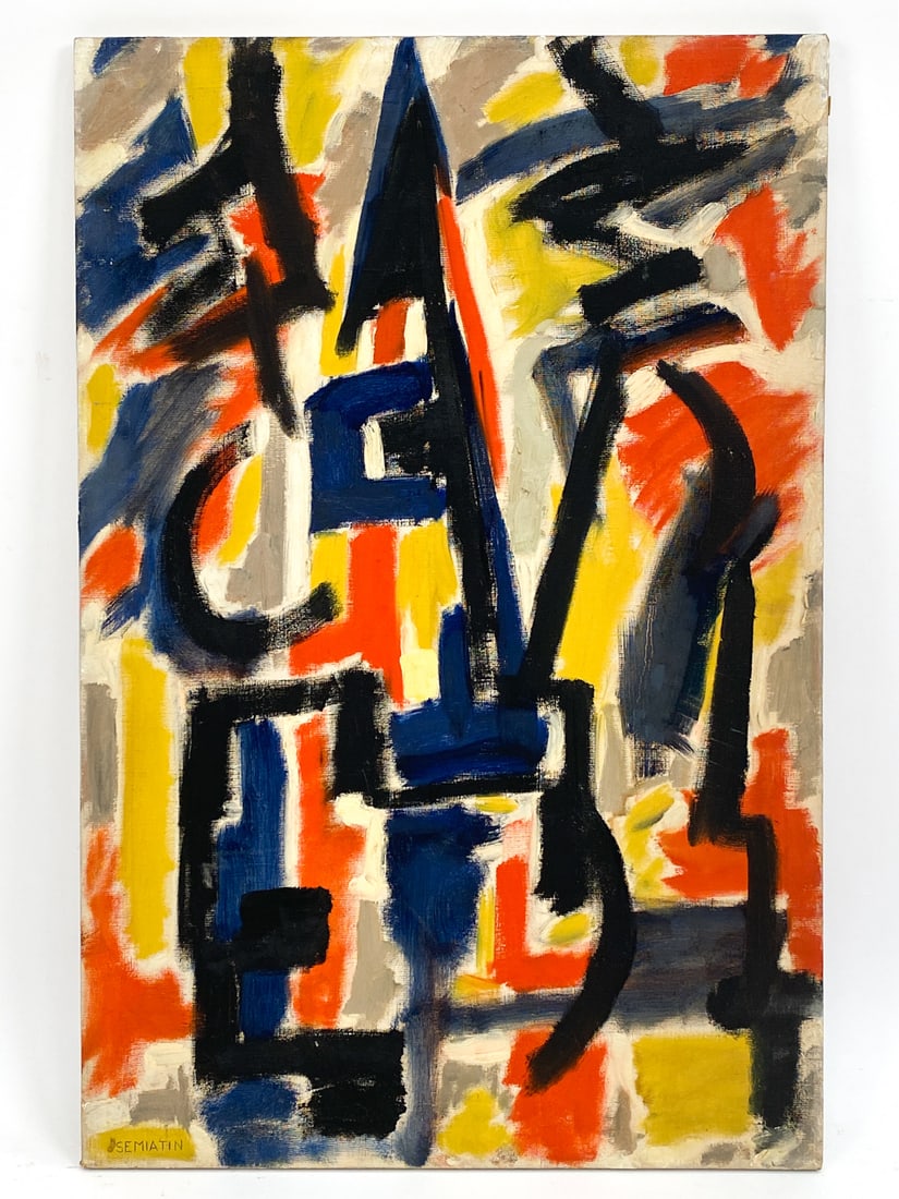 JACOB SEMIATIN (1915-2003) ABSTRACT O/C (1 of 4)