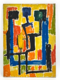 JACOB SEMIATIN (1915-2003) ABSTRACT O/C