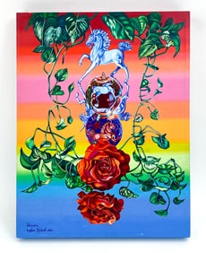 SUE KUTOSH 1982 SURREALIST O/C