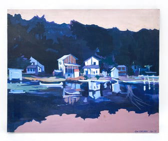 JON CARSMAN (1944-1987) POST-IMPRESSIONIST O/C