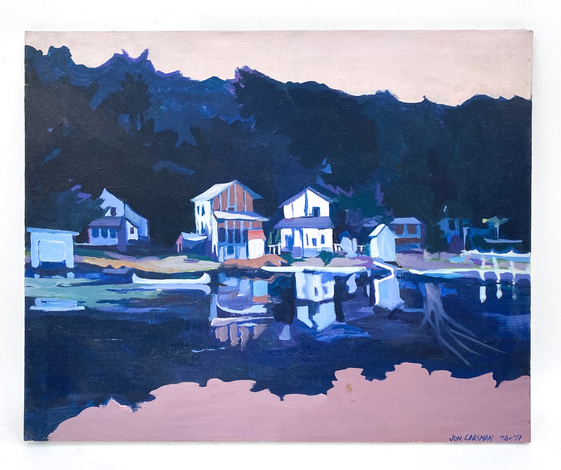 JON CARSMAN (1944-1987) POST-IMPRESSIONIST O/C (1 of 6)