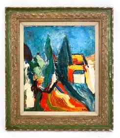 A. MIRO MID-CENTURY ABSTRACT LANDCSAPE O/C