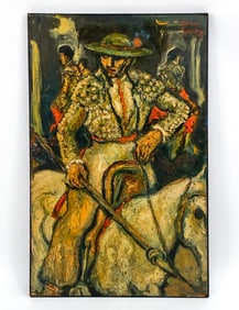CARLOS LOPEZ EXPRESSIONIST MATADOR PORTRAIT