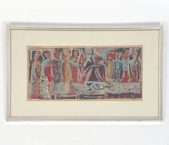BERNICE STRAWN (1930-2025) THE LAST SUPPER PRINT