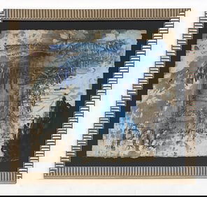 ABSTRACT MIXED MEDIA C. 1992