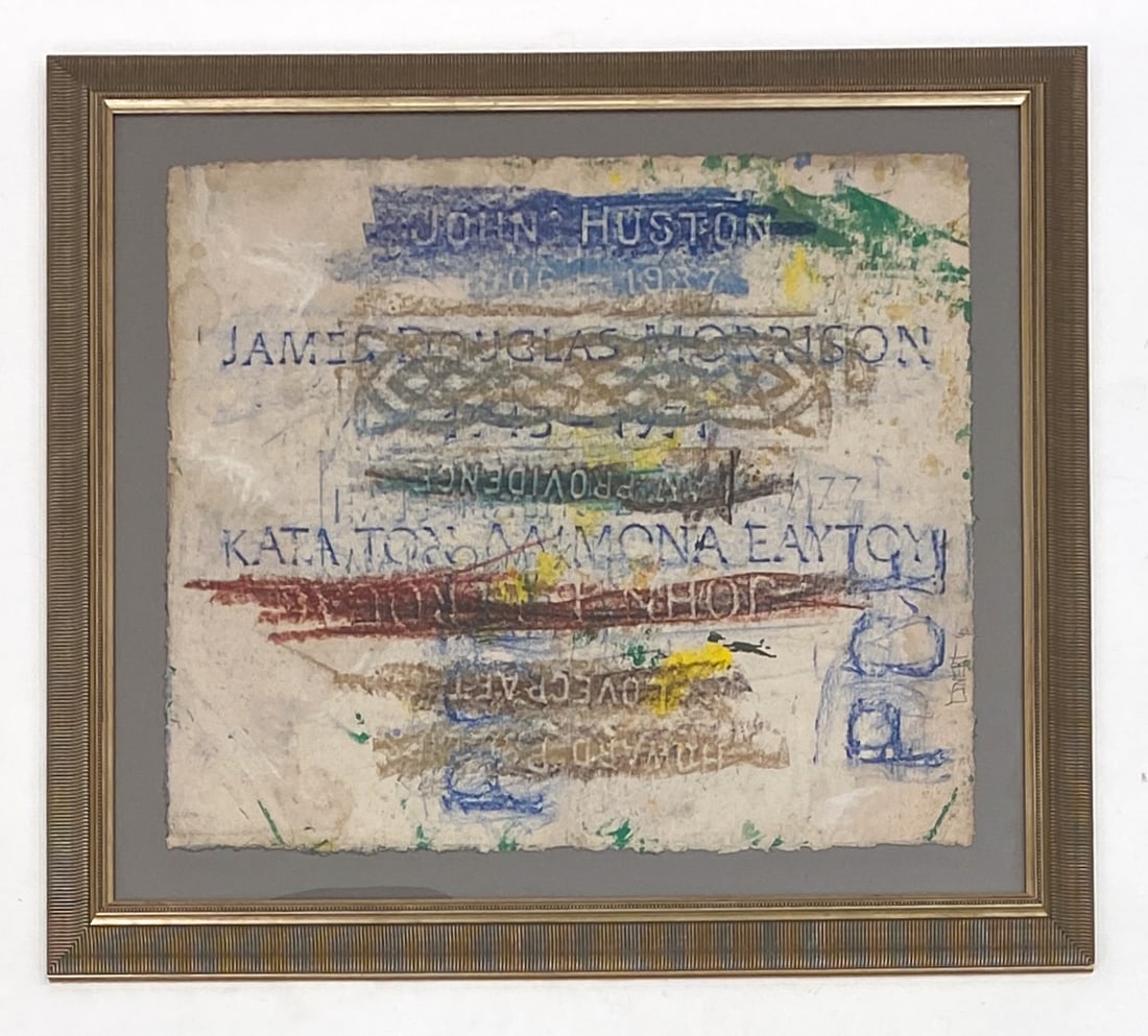 SCOTT COVERT (B.1954) MIXED MEDIA RUBBING (1 of 5)