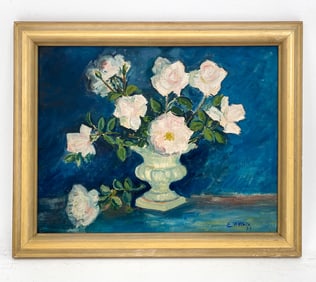 E. H. WHITE STILL LIFE OF FLOWERS 1939