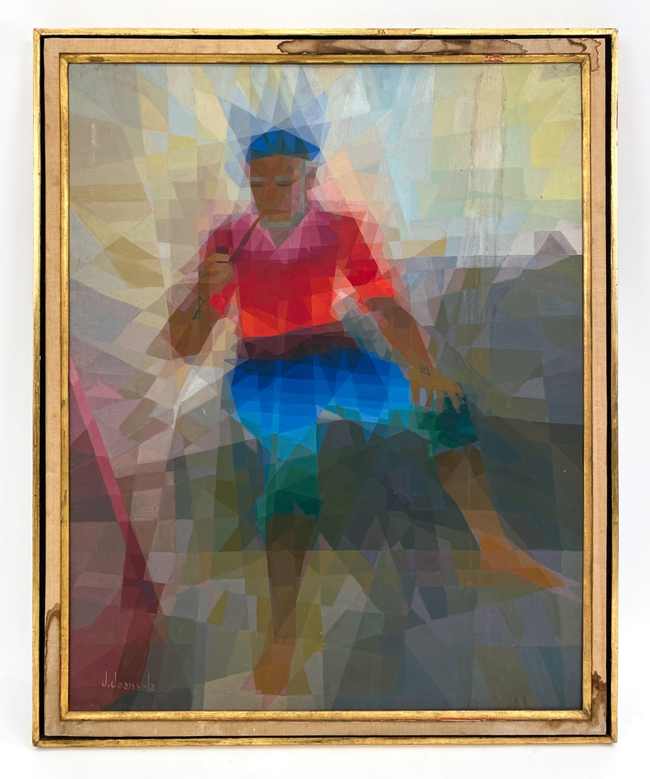 J. JOANSOLA O/C ABSTRACT PAINTING (1 of 6)