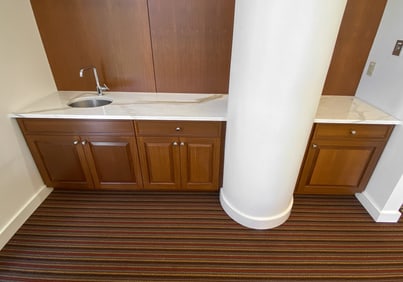 CALACATTA MARBLE CABINETS WITH SINK