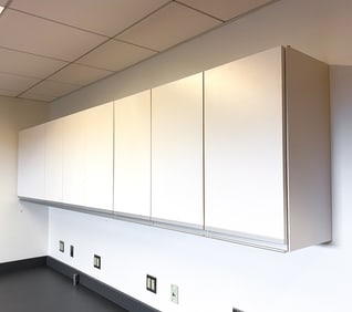 LABORATORY WALL MOUNTED STORAGE CABINETS