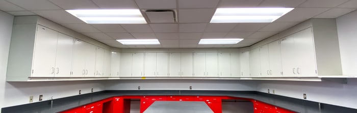 LABORATORY WALL MOUNTED STORAGE CABINETS
