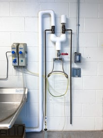 WATER-POWERED BACKUP SUMP PUMP SYSTEM.