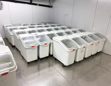 RUBBERMAID PROSAVE MOBILE INGREDIENT BIN GROUPING