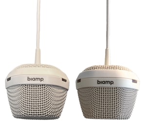 (2) BIAMP PARLE TCM-1 PENDANT MICROPHONES
