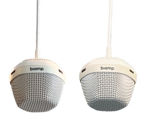(2) BIAMP PARLE TCM-1 PENDANT MICROPHONES