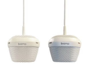 (2) BIAMP PARLE TCM-1 PENDANT MICROPHONES