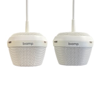 (2) BIAMP PARLE TCM-1 PENDANT MICROPHONES