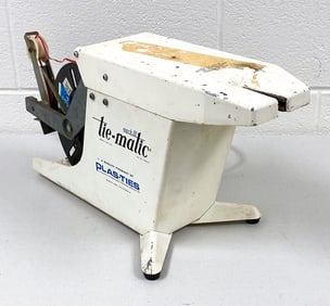 PLAS-TIES TIE-MATIC TWIST-TYING MACHINE