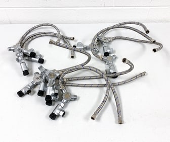 GROUPING OF HOSE Y-CONNECTOR SHUT-OFF VALVES