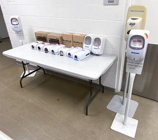 GROUPING OF HAND SANITIZER DISPENSERS