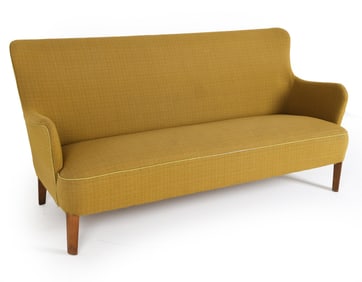 PETER HVIDT FRITZ HANSEN DANISH WOOL SOFA C. 1940S