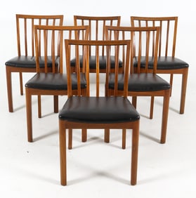 (6) FRITS HENNINGSEN STYLE DANISH DINING CHIARS