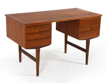 DANISH TEAK WRITING DESK C. 1960S