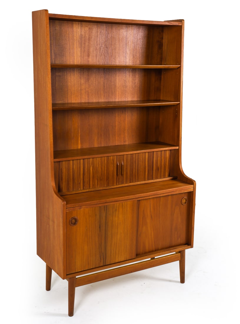 JOHANNES SORTH NEXO TEAK SECRETARY BOOKCASE (1 of 16)
