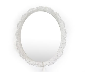 HILLEBRAND GERMAN LUCITE ILLUMINATED MIRROR 1970S