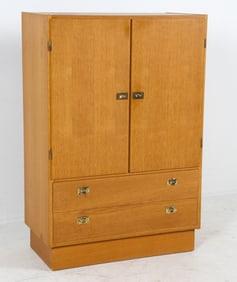BORGE MOGENSEN STYLE DANISH OAK CABINET C. 1960S