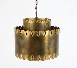 SVEND AAGE HOLM SORENSEN BRASS PENDANT LIGHT