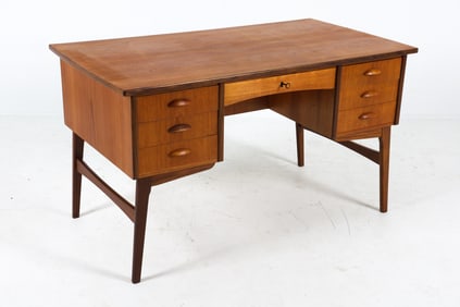 DANISH TEAK WRITING DESK C. 1960S