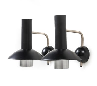 PAIR OF LOUIS POULSEN 'LOUISE' WALL SCONCES 1970S