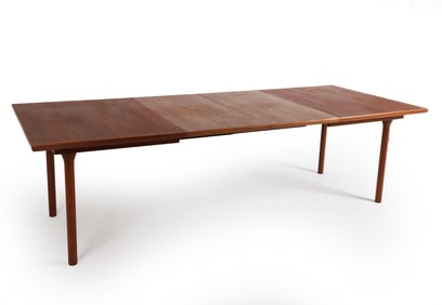 FINN JUHL DANISH TEAK EXTENDING DINING TABLE 1960S