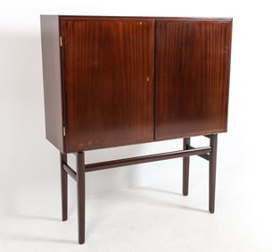 OLE WANSCHER MAHOGANY HIGHBOARD C. 1960S