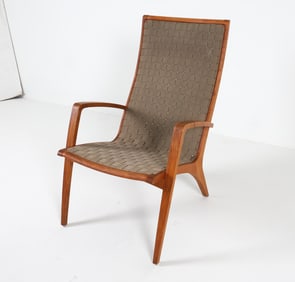 JAKOB BERG DANISH TEAK EASY CHAIR C. 1970S