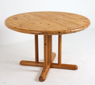 DAUMILLER STYLE DANISH PINE DINING TABLE C. 1970S