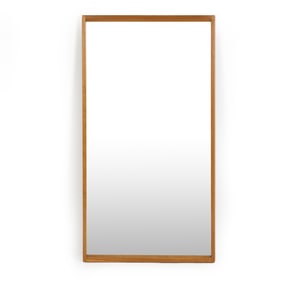 DANISH TEAK WALL MIRROR C. 1960S