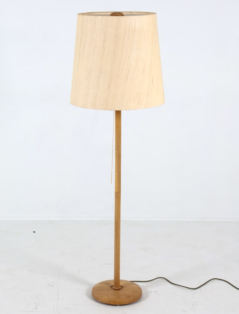 DANISH OAK FLOOR LAMP C. 1970S (1 of 11)