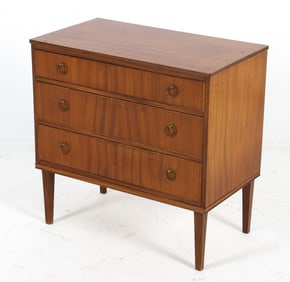 DANISH MAHOGANY CHEST OF DRAWERS C. 1960S