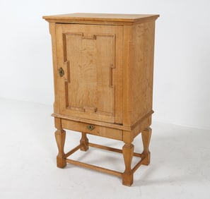 HENNING KJAERNULF STYLE DANISH OAK CABINET 1970S