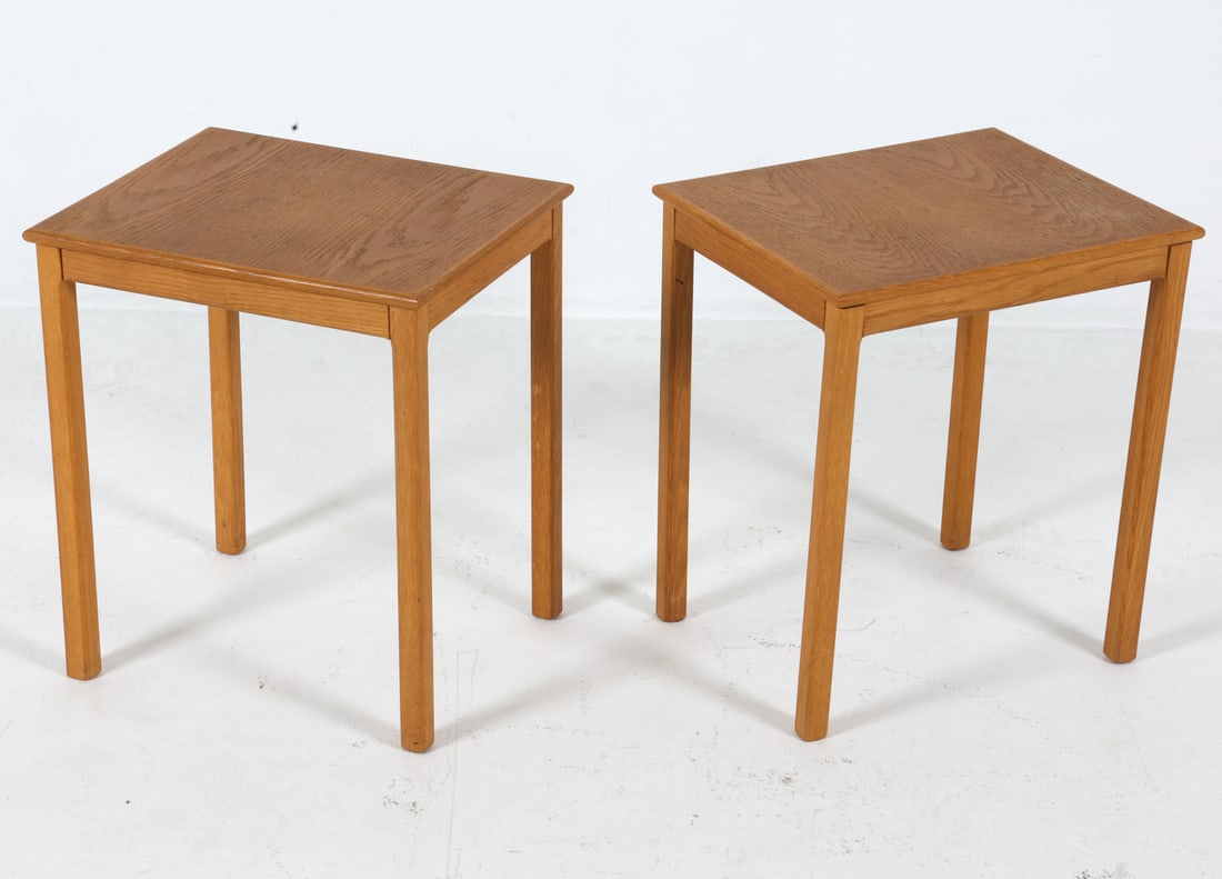 PAIR OF DANISH TEAK SIDE TABLES C. 1960S (1 of 12)