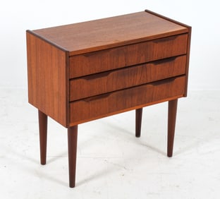 DANISH TEAK SIDE CHEST C. 1960S