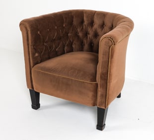 DANISH BEECH CLUB CHAIR C. 1940S