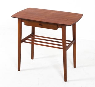 DANISH TEAK SIDE TABLE C. 1960S