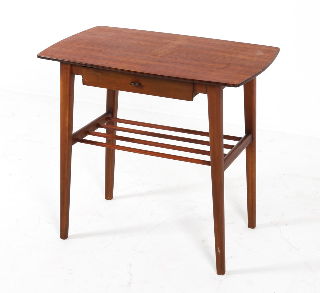 DANISH TEAK SIDE TABLE C. 1960S (1 of 18)