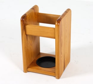 MID-CENTURY SCANDINAVIAN PINE UMBRELLA STAND